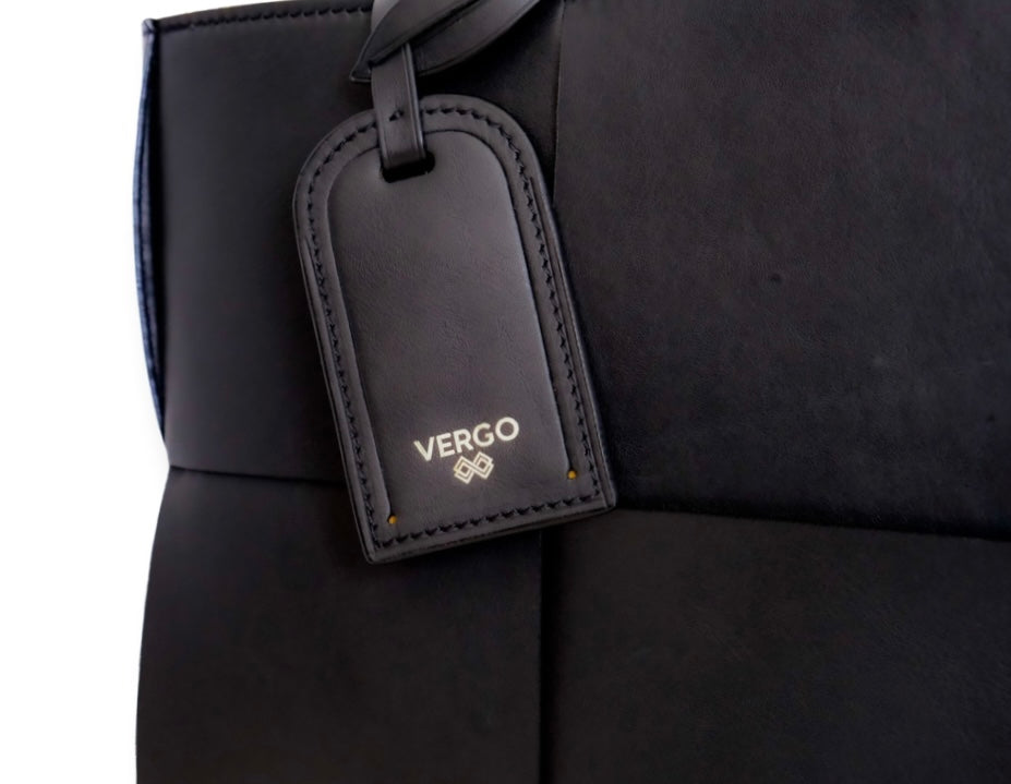 NEW! Woven Tote Black