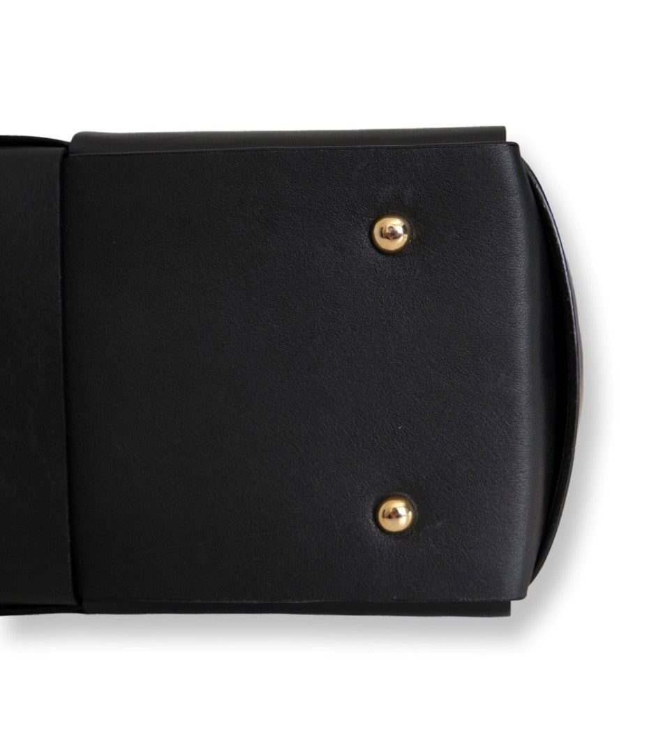 NEW! Woven Tote Black